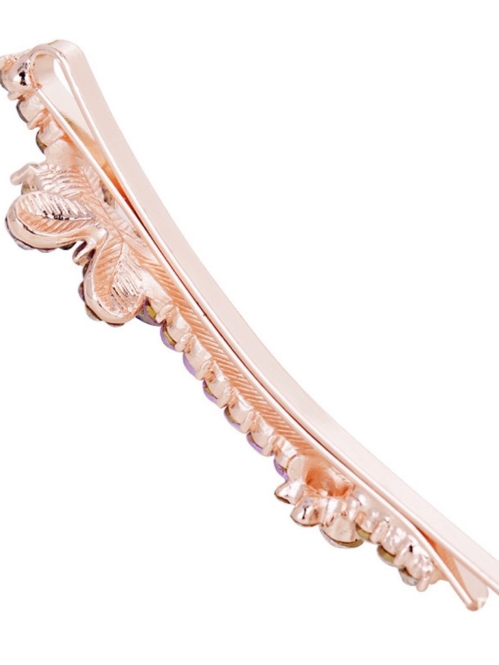 2PK Crystal Butterfly Hair Pins NWT BUY NOW PRICE - Picture 3 of 3